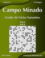Campo Minado Grades de Vários Tamanhos - Difícil - Volume 9 - 159 Jogos