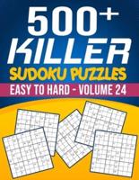 500 Killer Sudoku Volume 24