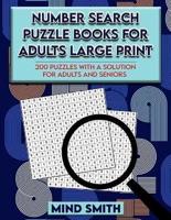 Number Search Puzzle Books for Adults Large Print