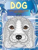 Adult Coloring Books for Mommy - Animals - Easy Level - Dog