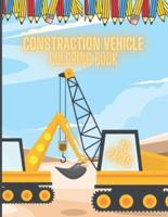 Constraction Vehicle Coloring Book