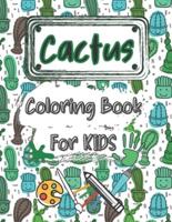 Cactus Coloring Book for Kids
