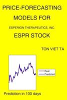 Price-Forecasting Models for Esperion Therapeutics, Inc. ESPR Stock