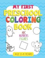 My First Preschool Coloring Book