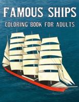 Famous Ships Coloring Book For Adults