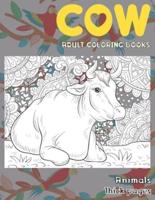 Adult Coloring Books Thick Pages - Animals - Cow