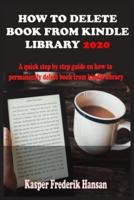 How to Delete Book from Kindle Library 2020