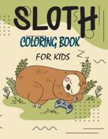 Sloth Coloring Book For Kids