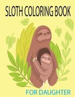 Sloth Coloring Book for Daughter