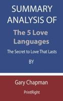 Summary Analysis Of The 5 Love Languages
