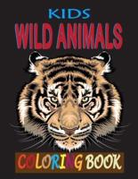 Kids Wild Animals Coloring Book