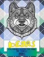 Mandala Colouring Book for Pens and Pencils - Animals - Bears