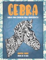 Libros Para Colorear Para Adolescentes - Menos De 10 Euro - Animal Lindo - Cebra