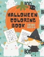 Halloween Coloring Book for Kids Ages 2-4