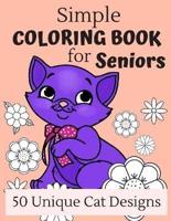 Simple Coloring Book For Seniors
