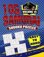 105 Samurai Sudoku Puzzles Easy To Hard Volume 15