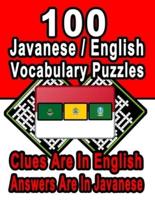 100 Javanese/English Vocabulary Puzzles