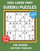 Very Large Print Sudoku Puzzles for Seniors