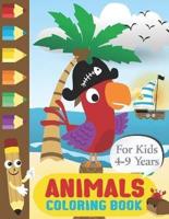 Animals Coloring Books for Kids 4-9 Years