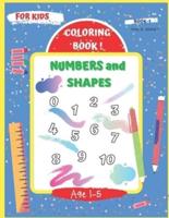 Coloring Book! Number and Shapes