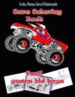 Cars Coloring Book For 5 Years Old Boys