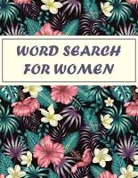 Word Search For Women