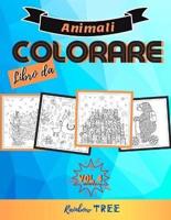 Libro Da Colorare Animali - Vol 4