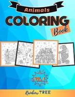 Animals Coloring Book - Vol 4