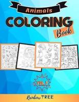 Animals Coloring Book - Vol 5