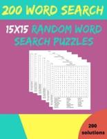 200 Word Search 15X15 Random Word Search Puzzles