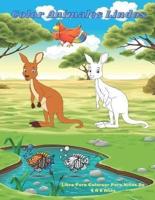 Color Animales Lindos - Libro Para Colorear Para Niños De 4 A 8 Años