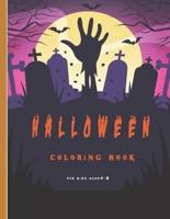 Halloween Coloring Book for Kids Ages 4-8