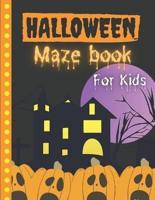 Halloween Maze Book For Kids