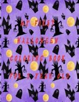 My First Halloween Coloring Book For 1 Year Old