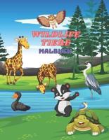 Wildlife-Tiere - Malbuch