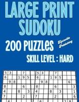 Large Print Sudoku 200 Puzzles Skill Level