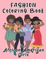 Fashion Coloring Book For African American Girls
