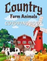 Country Farm Animals Coloring