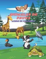 Animales De Fauna - Libro De Colorear