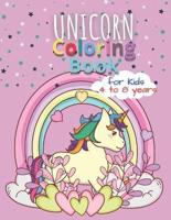Unicorn Coloring Books for Kids 4 to 8 Years