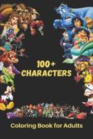 100+ Characters Coloring Book