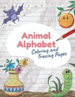 Animal Alphabet Coloring and Tracing