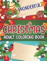 Wonderful Christmas Adult Coloring Book