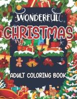Wonderful Christmas Adult Coloring Book
