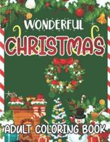 Wonderful Christmas Adult Coloring Book