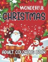 Wonderful Christmas Adult Coloring Book