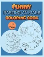 Funny Farting Animals Coloring Book