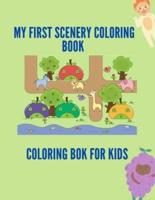 My First Scenery Coloring Book, Coloring Bok for Kids
