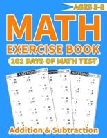 Math exercise book addition and subtraction : More than 1000 mathematical operations (addition and subtraction ) in one math activity book for kids ages 5-8 ... for smart children in mathematics ( bedtime math book )