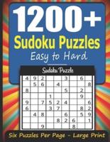 1,200+ Sudoku Puzzles Easy to Hard